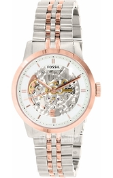 Fossil Beżowy/Stal w kolorze różowego złota Ø43 mm ME3075
