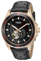 Fossil Czarny/Skóra Ø45 mm ME3091