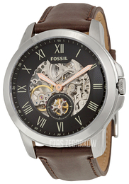 Fossil Grant Czarny/Skóra Ø45 mm ME3095