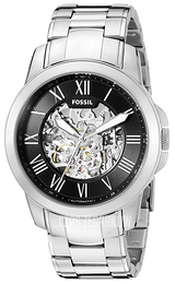 Fossil Grant Czarny/Stal Ø45 mm ME3103