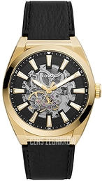 Fossil Everett Czarny/Skóra Ø42 mm ME3208