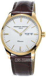 Frederique Constant Classics Biały/Skóra Ø40 mm FC-225ST5B5