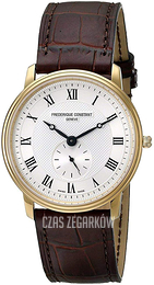 Frederique Constant Slimline Zloty/Skóra Ø37 mm FC-235M4S5