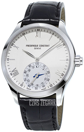 Frederique Constant Horological Smartwatch Biały/Skóra Ø42 mm FC-285S5B6