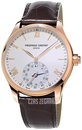 Frederique Constant Horological Smartwatch Srebrny/Skóra Ø42 mm FC-285V5B4