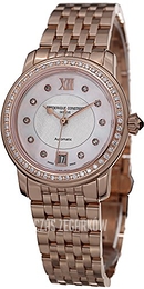 Frederique Constant Ladies Automatic Biały/Stal w kolorze różowego złota Ø34 mm FC-303WHF2PD4B3