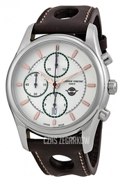 Frederique Constant Vintage Rally Srebrny/Skóra Ø43 mm FC-392HVG6B6
