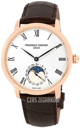 Frederique Constant Manufacture Biały/Skóra Ø42 mm FC-705WR4S4