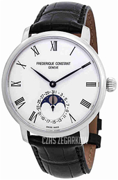 Frederique Constant Manufacture Biały/Skóra Ø42 mm FC-705WR4S6