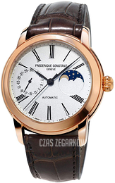 Frederique Constant Manufacture Srebrny/Skóra Ø42 mm FC-712MS4H4