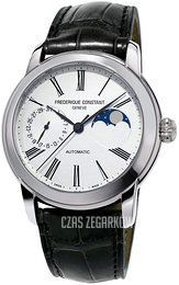 Frederique Constant Manufacture Srebrny/Skóra Ø42 mm FC-712MS4H6