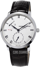 Frederique Constant Slimline Srebrny/Skóra Ø40 mm FC-723WR3S6