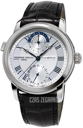 Frederique Constant Hybrid Manufacture Srebrny/Skóra Ø42 mm FC-750MC4H6