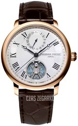 Frederique Constant Slimline Srebrny/Skóra Ø40 mm FC-810MC3S9