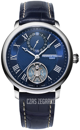 Frederique Constant Slimline Niebieski/Skóra Ø40 mm FC-810MCN3S6