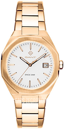 Gant Quincy Biały/Stal w odcieniu złota Ø35 mm G164004