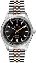 Gant Sussex Czarny/Stal w odcieniu złota Ø43 mm G166009