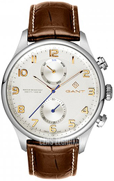 Gant Southampton Srebrny/Skóra Ø43.5 mm G175008