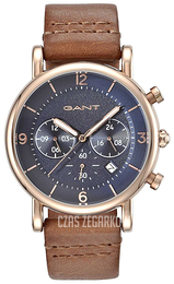 Gant Niebieski/Skóra Ø44 mm GT007003