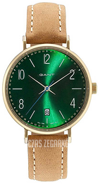 Gant Zielony/Skóra Ø36 mm GT035003