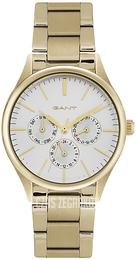 Gant Biały/Stal w odcieniu złota GT054001