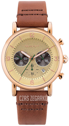 Gant Żółte złoto/Skóra Ø43 mm GTAD0071399I