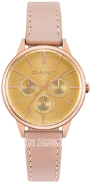 Gant Żółte złoto/Skóra Ø36 mm GTAD05400699I