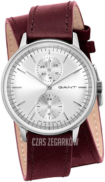 Gant Srebrny/Skóra Ø36 mm GTAD09000599I