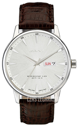 Gant Srebrny/Skóra Ø43 mm W10702
