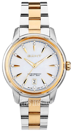 Gant Bloomfield Biały/Stal w kolorze różowego złota Ø38 mm W70423