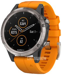 Garmin Fēnix 5 Plus Czarny/Guma Ø47 mm 010-01988-05