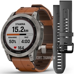 Garmin Fēnix 7 Ekran LCD/Skóra Ø47 mm 010-02540-31