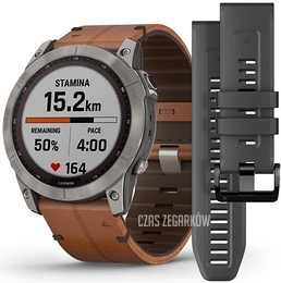 Garmin Fēnix 7X Ekran LCD/Skóra Ø51 mm 010-02541-19