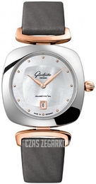 Glashütte Original Lady Pavonina Biały/Tkanina 31x31 mm 03-01-26-06-04