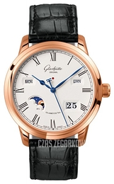 Glashütte Original Senator Srebrny/Skóra Ø42 mm 100-02-22-05-05