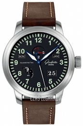 Glashütte Original Star Perpetual Czarny/Skóra Ø44 mm 100-07-07-05-04