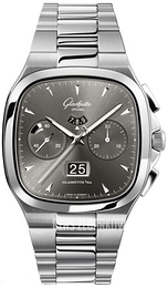 Glashütte Original Senator Szary/Stal 40x40 mm 37-02-01-02-70