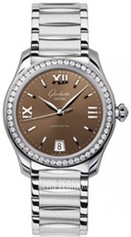 Glashütte Original Lady Serenade Brązowy/Stal Ø36 mm 39-22-06-22-34