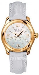 Glashütte Original Lady Serenade Biały/Skóra Ø36 mm 39-22-12-01-44