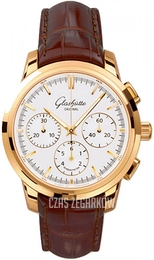 Glashütte Original Senator Srebrny/Skóra Ø40 mm 39-31-41-41-04