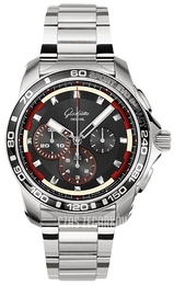 Glashütte Original Sport Evolution Czarny/Stal Ø46 mm 39-31-73-73-14