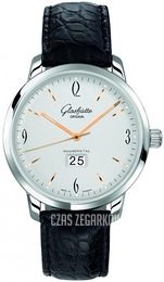 Glashütte Original Senator Sixties Srebrny/Skóra Ø42 mm 39-47-01-02-04