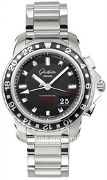 Glashütte Original Sport Evolution Czarny/Stal Ø42 mm 39-55-43-03-14