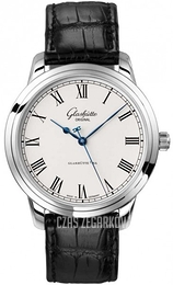 Glashütte Original Senator Srebrny/Skóra Ø40 mm 39-59-01-02-04