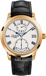 Glashütte Original Senator Srebrny/Skóra Ø42 mm 58-01-01-01-04