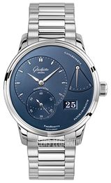 Glashütte Original Pano Niebieski/Stal Ø40 mm 65-01-26-12-70