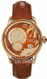 Glashütte Original Star Golden Dragon Czerwony/Skóra Ø39.4 mm 65-01-60-60-04