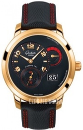 Glashütte Original Pano Panomatic Reverse Czarny/Tkanina Ø42 mm 90-03-35-11-03