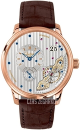 Glashütte Original Senator Srebrny/Skóra Ø42 mm 91-02-01-05-30