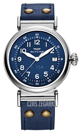 Glycine F104 Niebieski/Skóra Ø40 mm GL0130